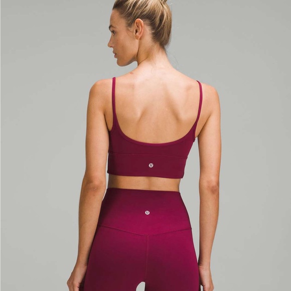 Lululemon Align Sweetheart Bra Light Support, A/B Cup Deep Luxe - Picture 5 of 9
